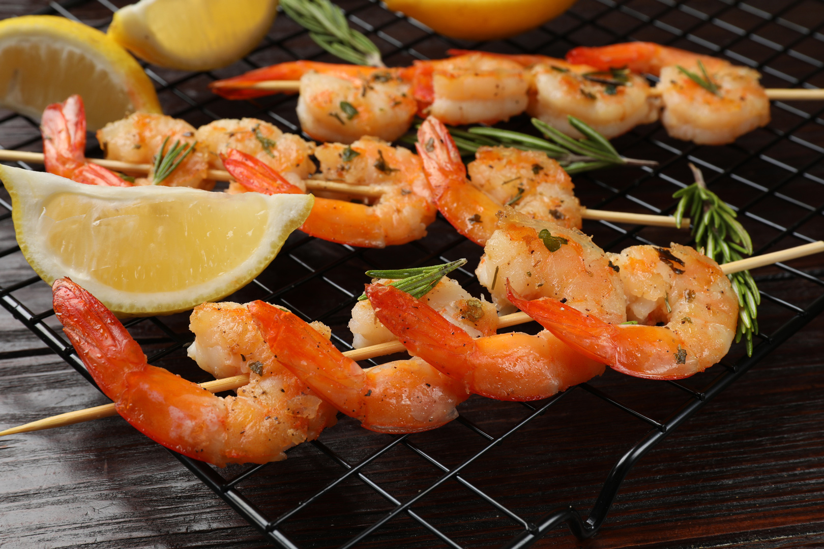 Grilled Lemon Herb Shrimp